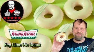 Krispy Kreme Key Lime Pie Glazed filled donut REVIEW