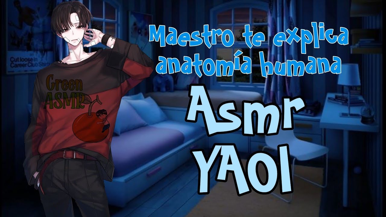 ASMR YAOI - maestro te explica anatomía tocandote