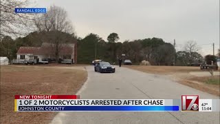Biker leads cops on Wake County chase before arrest on Johnston County road: Deputies