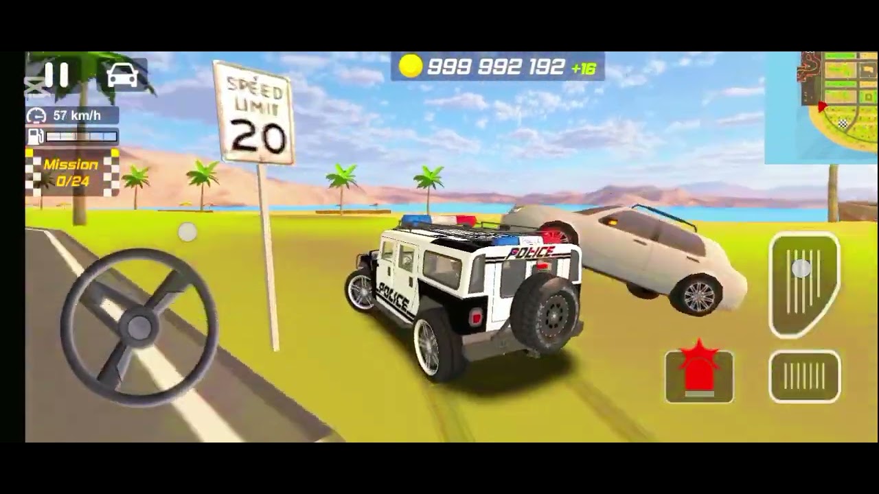 High Speed Police Car Chase | Crazy City Driving Game - YouTube