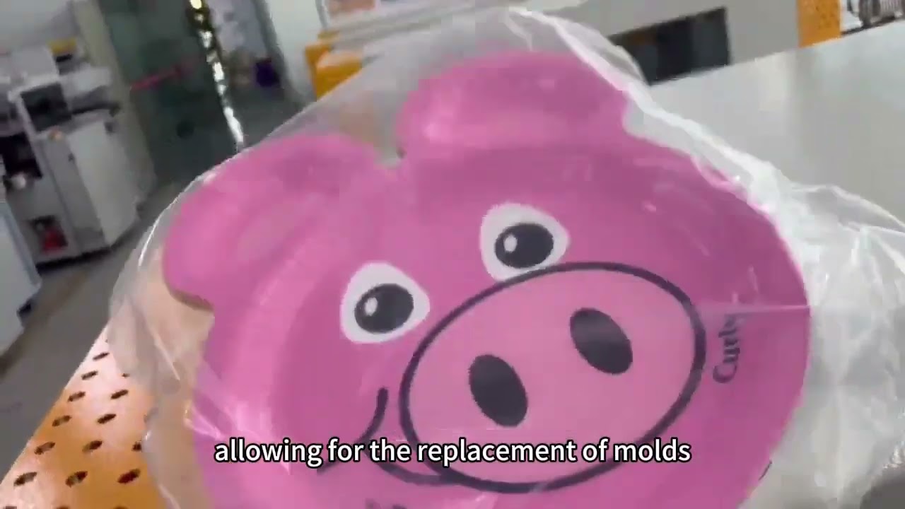 Custom shaped mold film die cutting disposable dish or plate shrink packaging machine