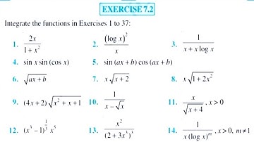 integrals ex7.2 from Q16 to Q39 | integral exercise 7.2 | integral class 12 CBSE board | NCERT books