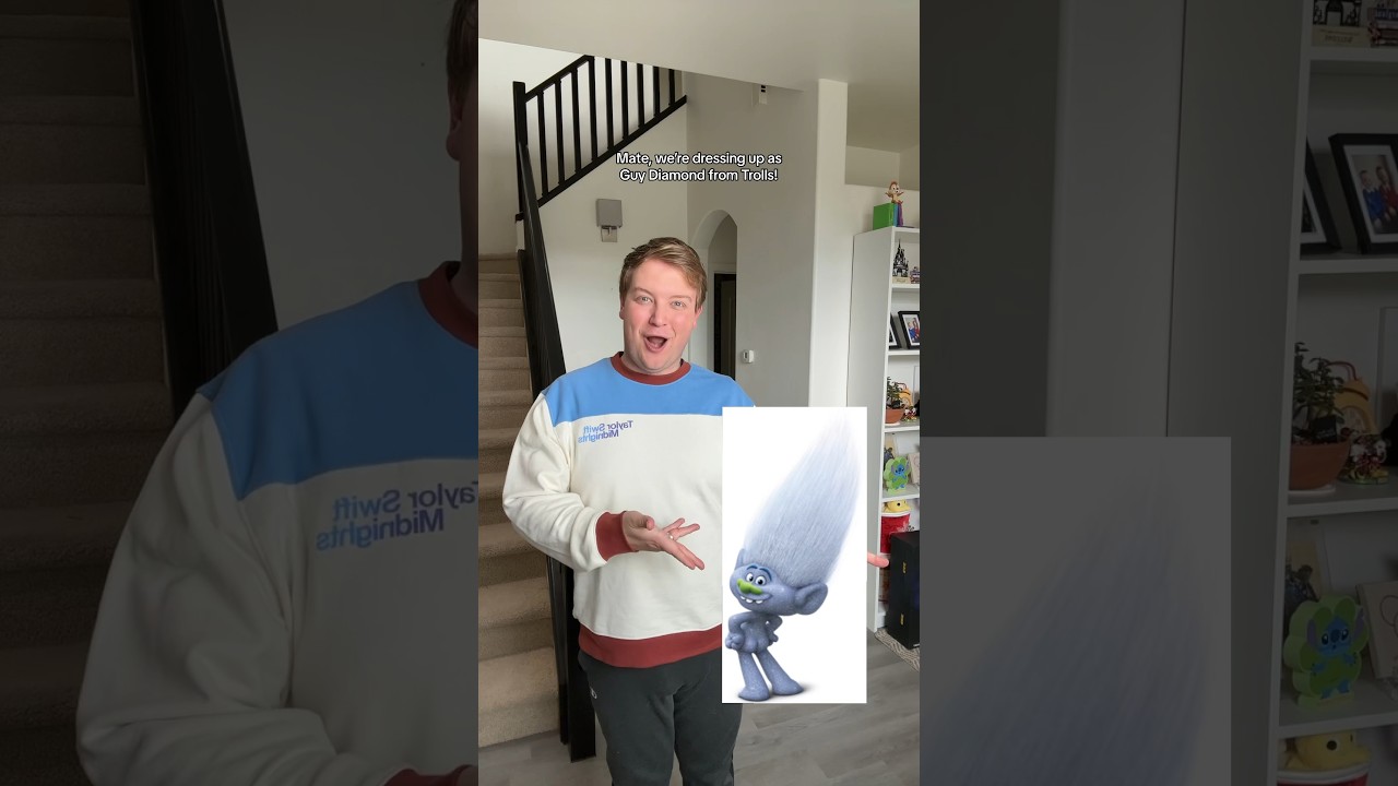 Костюм Тролля Гая в бриллиантах!