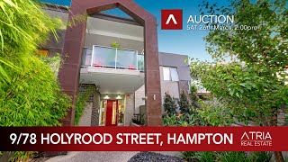 9/78 HOLYROOD STREET, HAMPTON  |  Atria Real Estate