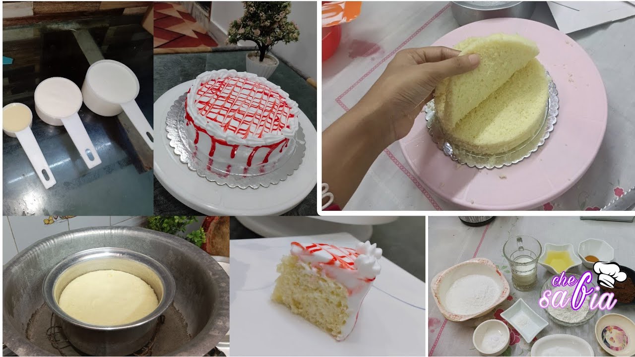 Three milk cake | Home-made recipe without oven | Vlogs with Safia 