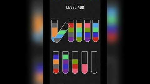Water sort puzzle level 408