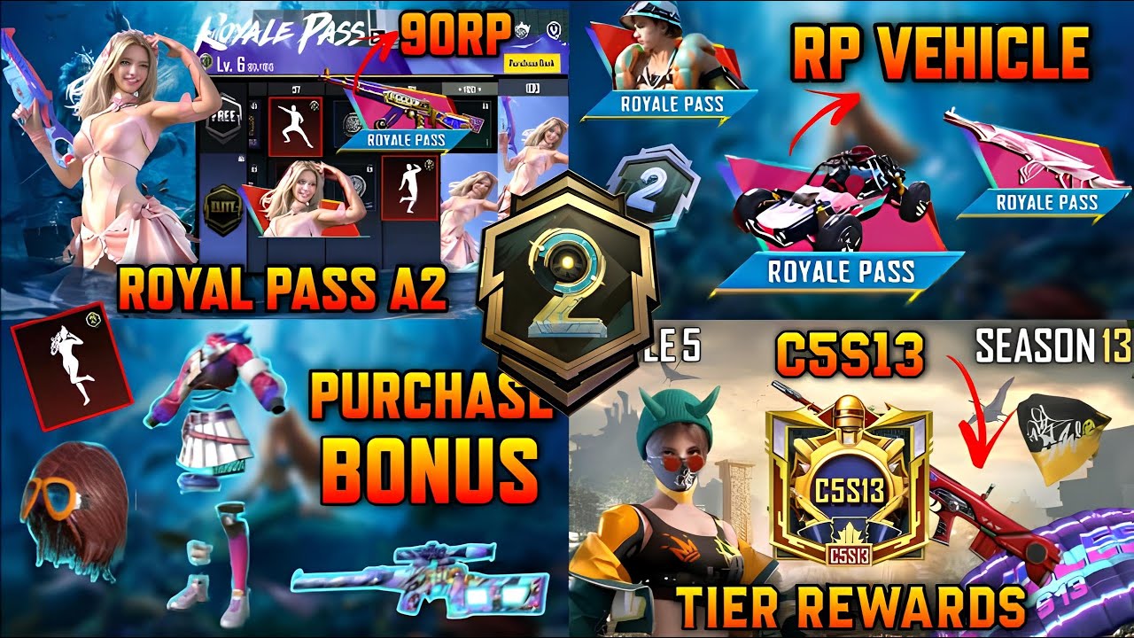 A2 ROYAL PASS 1 TO 100 RP REWARDS IN BGMI 😱 BGMI A2 ROYAL PASS REWARDS 🔥 BGMI A2 ROYAL PASS LEAKS
