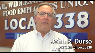 An Important Message from John R. Durso