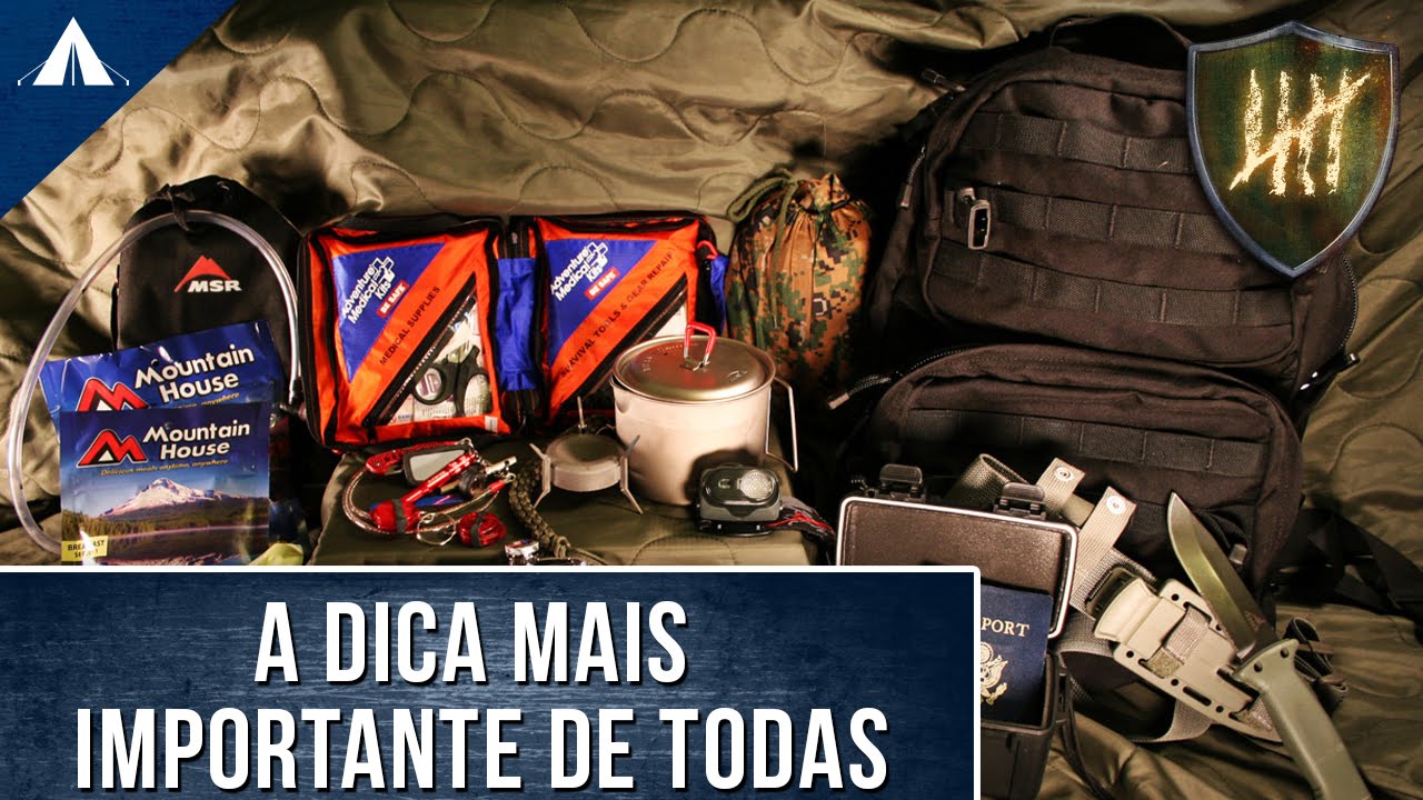 Como montar o melhor kit de sobrevivência? - YouTube
