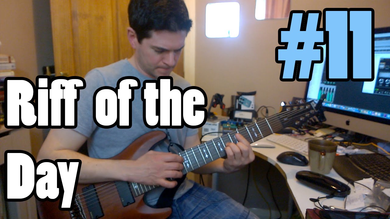 Riff Of The Day #11 | Lee Allan | Schecter Omen-8 | Positive Grid Bias Desktop