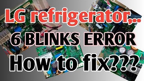 LG 6 blinks error, how to repair LG invertee ref, paano  mag check ng Inverter, 6blinks