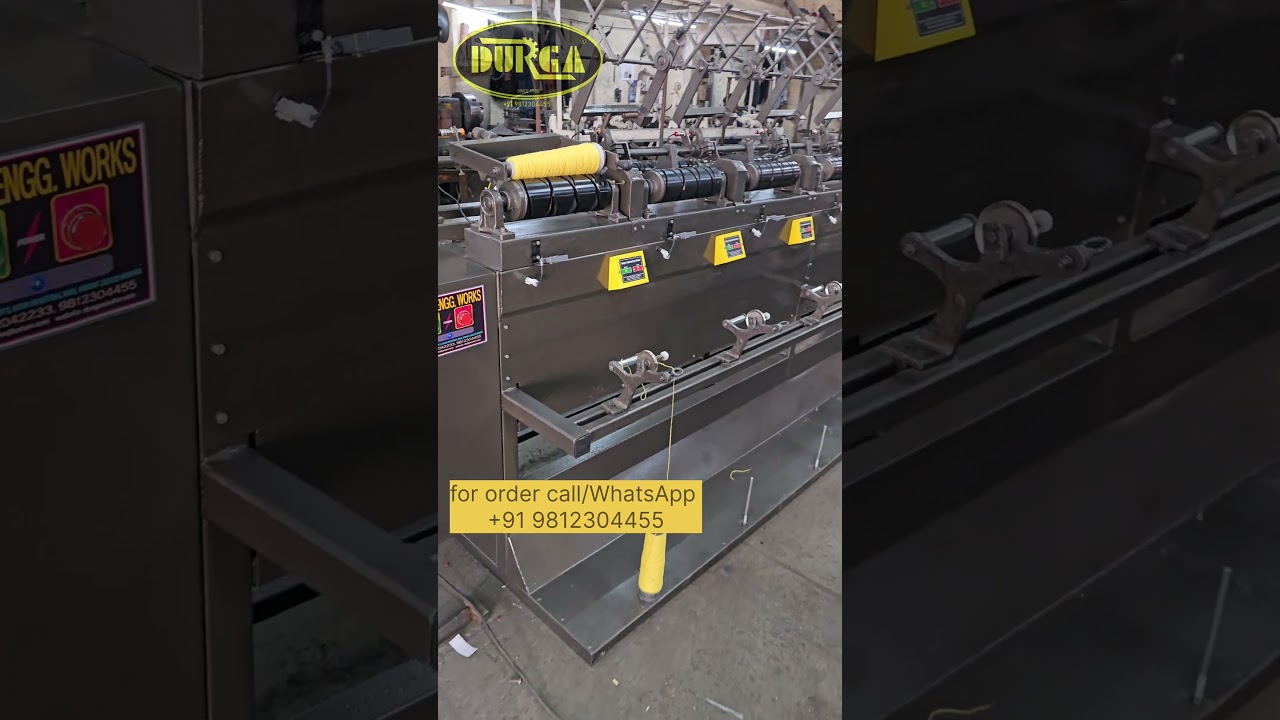 Revolutionary Yarn Rewinder Machine WITH Auto Brake Sensor!