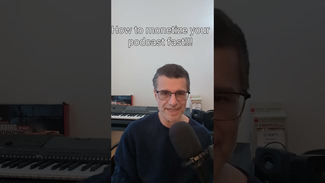 how to monetize your podcast fast and 60 seconds!