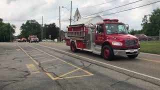 Funeral procession for Firefighter/Paramedic Kyle Yoder (read descritpion)