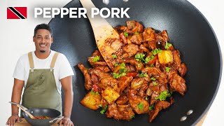 Sizzling Pepper Pork Recipe By Chef Shaun Foodie Nation