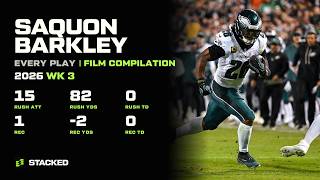 Saquon Barkley: Every Touch of 2026 Week 3 | Full Film Compilation