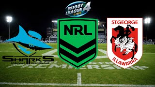 Rugby League Live 4 | Sharks v Dragons Round 18 -  NRL Telstra Premiership 2023