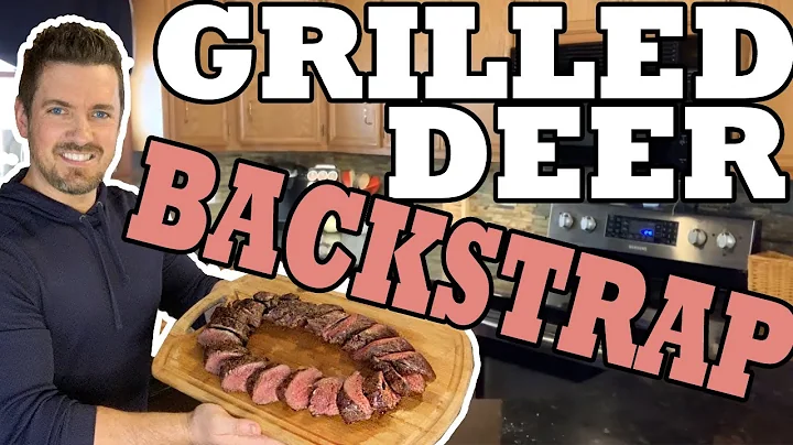 Grilled Deer Backstrap: Whole Venison Tenderloin Seasoned & Cooked to the Perfect Medium/Medium Rare