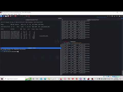 Deauthentication wifi attack demonstrated
