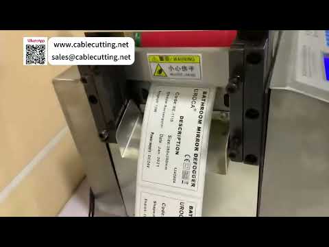 Synchronized Self Adhesive Label Printer Auto Feed Cutter Operation Tools Cut To Sheet Machine