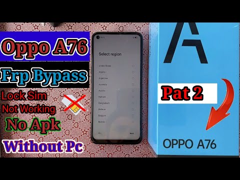 Oppo A76 Frp Bypass||Cph 2375 Google Account Lock Unlock Android 11/12 Without Pc New Method 2022