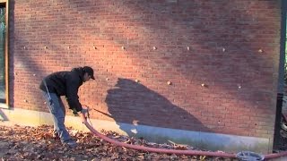 Buitenmuren isoleren in de spouw