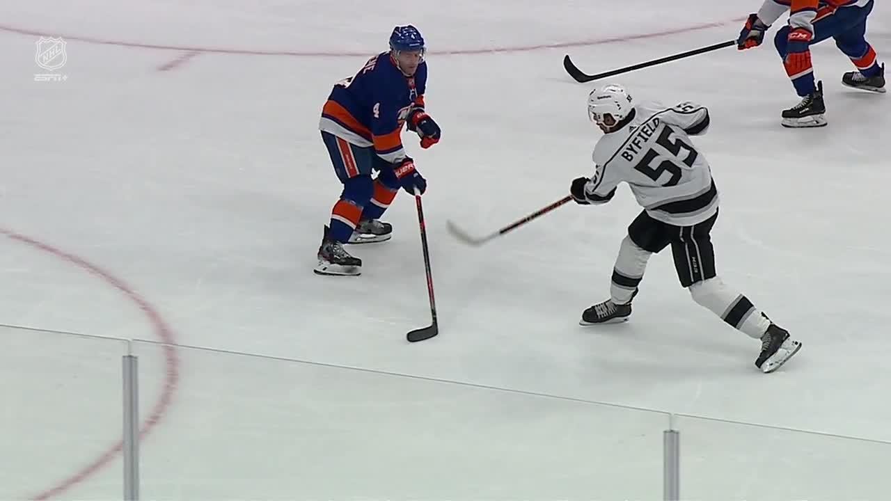 Quinton Byfield with a Goal vs. New York Islanders