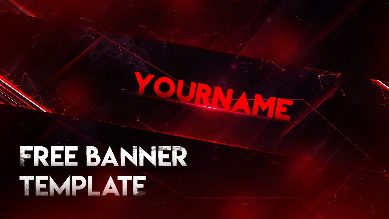 FREE YOUTUBE BANNER TEMPLATE Free Download! YouTube