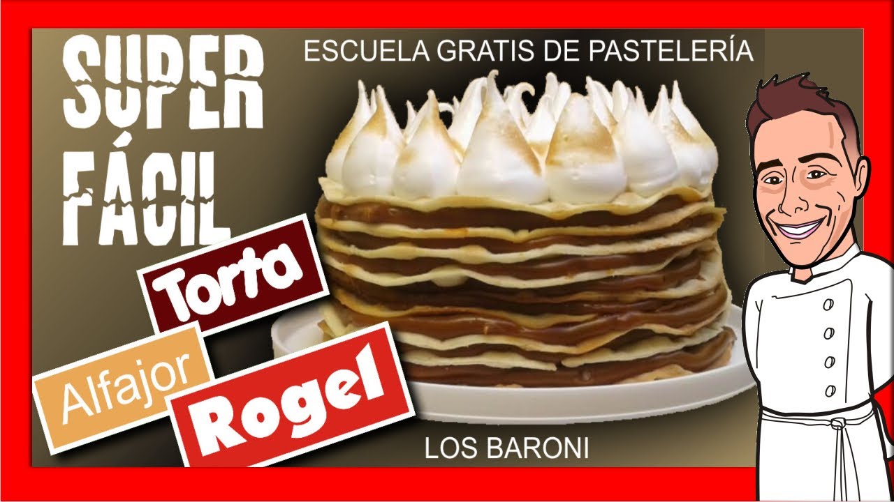 ROGEL CAKE | LOS BARONI | TORTA ALFAJOR ROGEL - YouTube