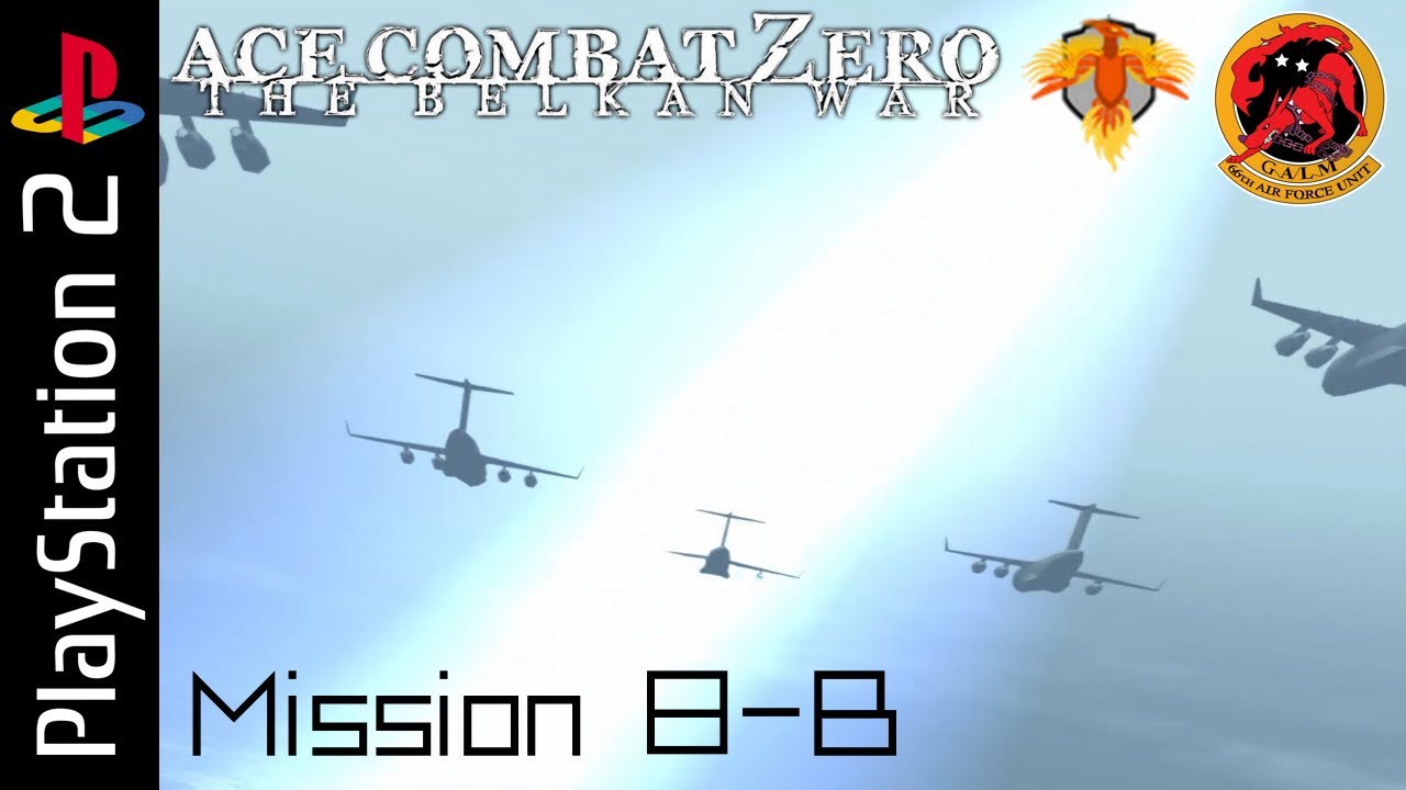 Ace Combat Zero : The Belkan War - PCSX2 - Mission 8B Merlon - Hard Mode - Knight Style