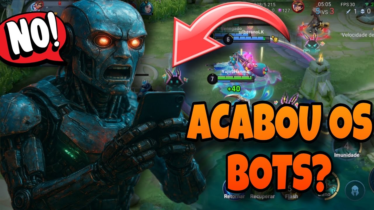 SERÁ QUE ACABOU OS BOTS ? - HONOR OF KINGS