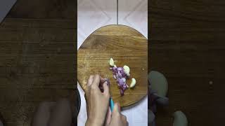 Asmr potong bawang merah dan bawang putih
