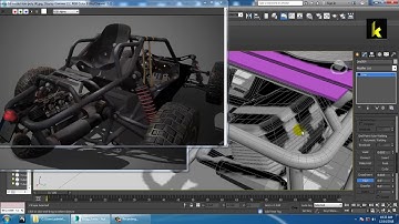 Tutorial on Modeling and Texturing a Pubg buggie in 3dsmax ( Part 7)