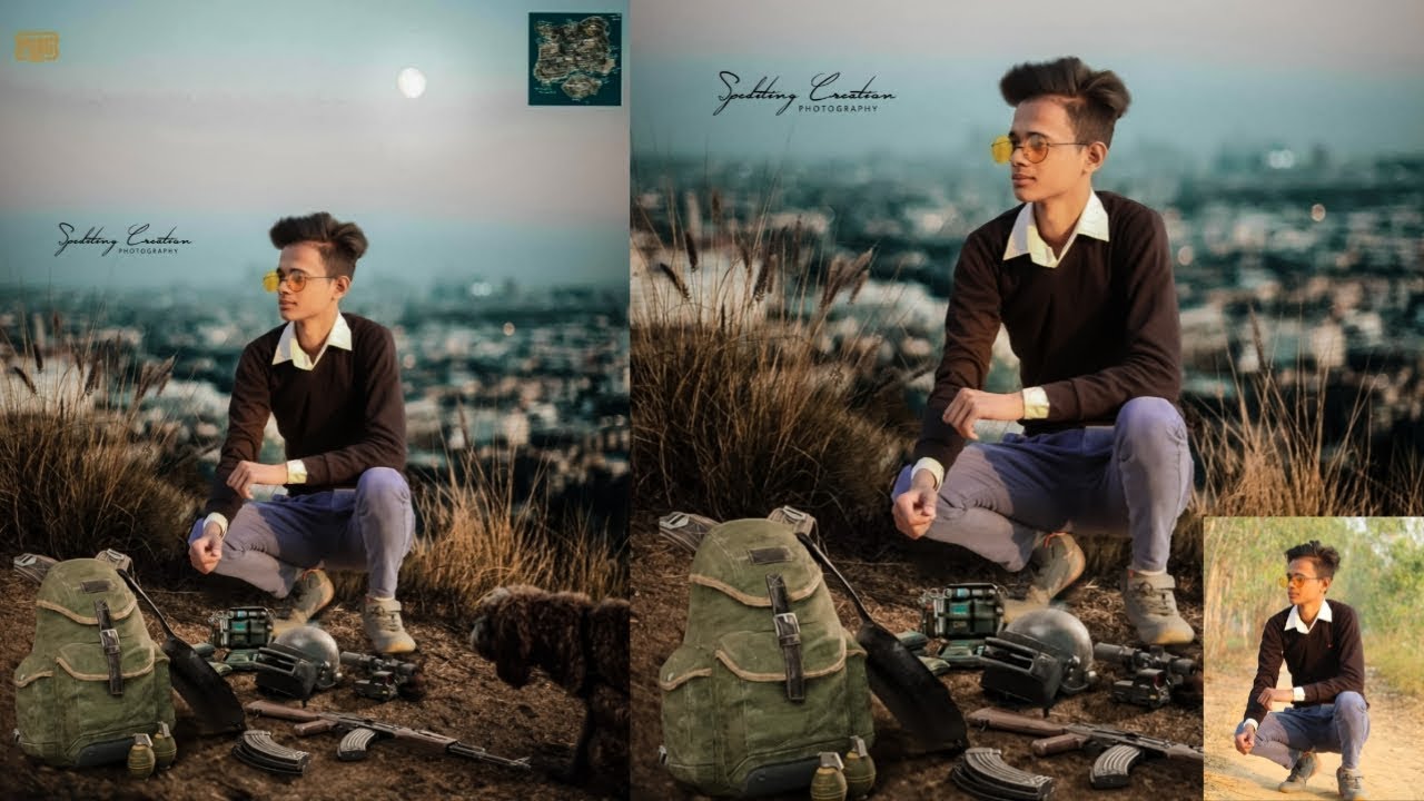 How to edit like pubg photo in picsart SP EDITING Picsart