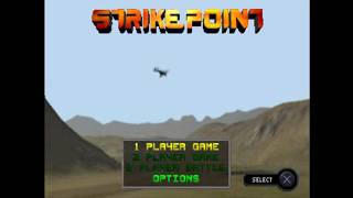 Strike Point - Sony PlayStation - Intro & Title Screen