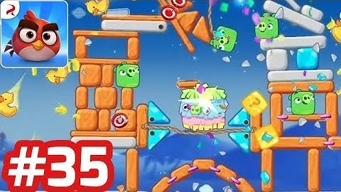 Angry Birds Journey - Gameplay Walkthrough - Part 35 (Level 341 - 350) iOS/Android