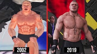 Wwe 2K19 Evolution Of Brock Lesnar Entrances Wwe Games