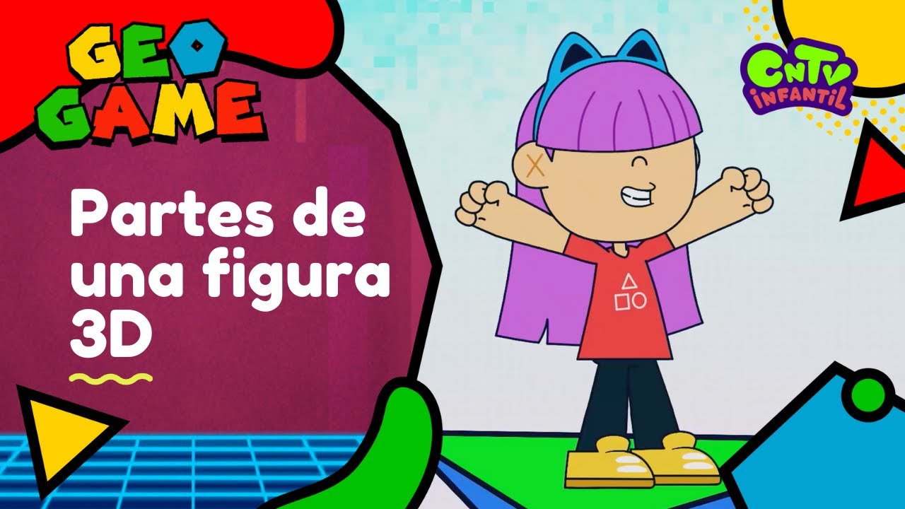Geogame - Partes de una figura 3D - Video en lengua de señas chilena