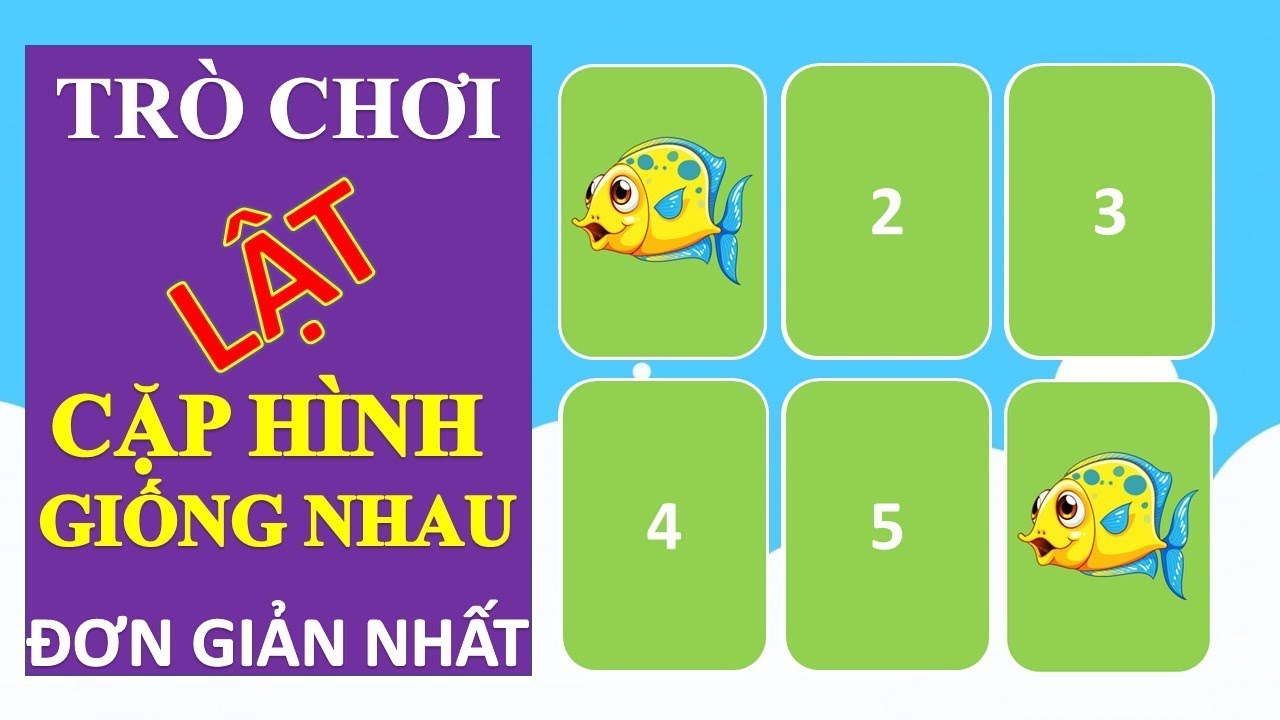 Hướng dẫn làm trò chơi Lật cặp hình giống nhau bằng... - youtube