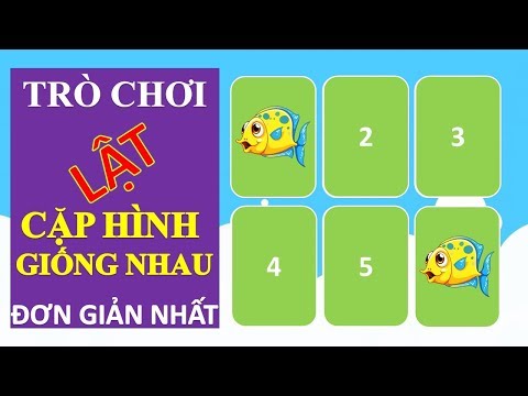 Video Hướng dẫn làm trò chơi Lật cặp hình giống nhau bằng... - youtube