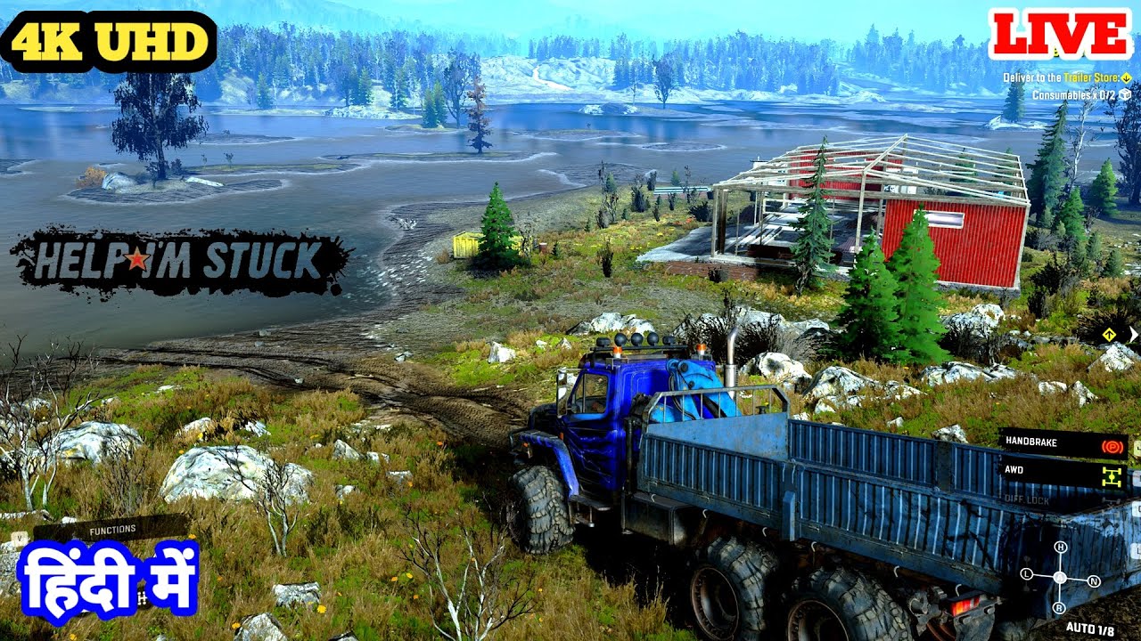 Snowrunner Season 6{Factory Grounds}DON Russian Federation[Old Bridge]Pc Gameplay/UHD Gaming