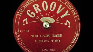 Famous Groovy Trio 1950's R&B San Antonio 78 RPM Wealth