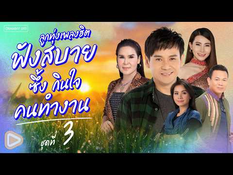 รวมลูกทุ่งเพลงฮิตฟังสบาย ซึ้ง กินใจ คนทำงาน ชุดที่ 3 l เสียงเพลงเยียวยาหัวใจ เพื่อนแท้คนสู้ชีวิต