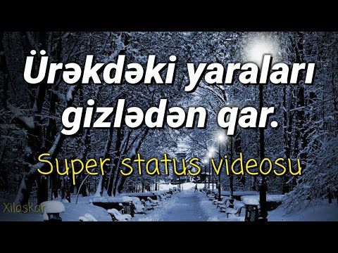 Ürəkdəki yaraları gizlədən qar - Super status videosu