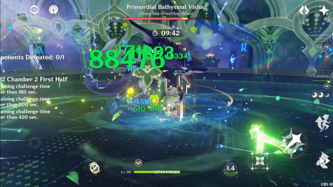 Primordial Bathysmal Vishal_ Spiral Abyss Floor 12 