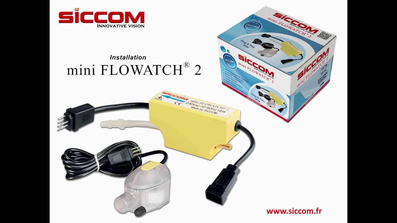 SICCOM Bomba de condensado para Aire Acondicionado Mini Flowatch 1