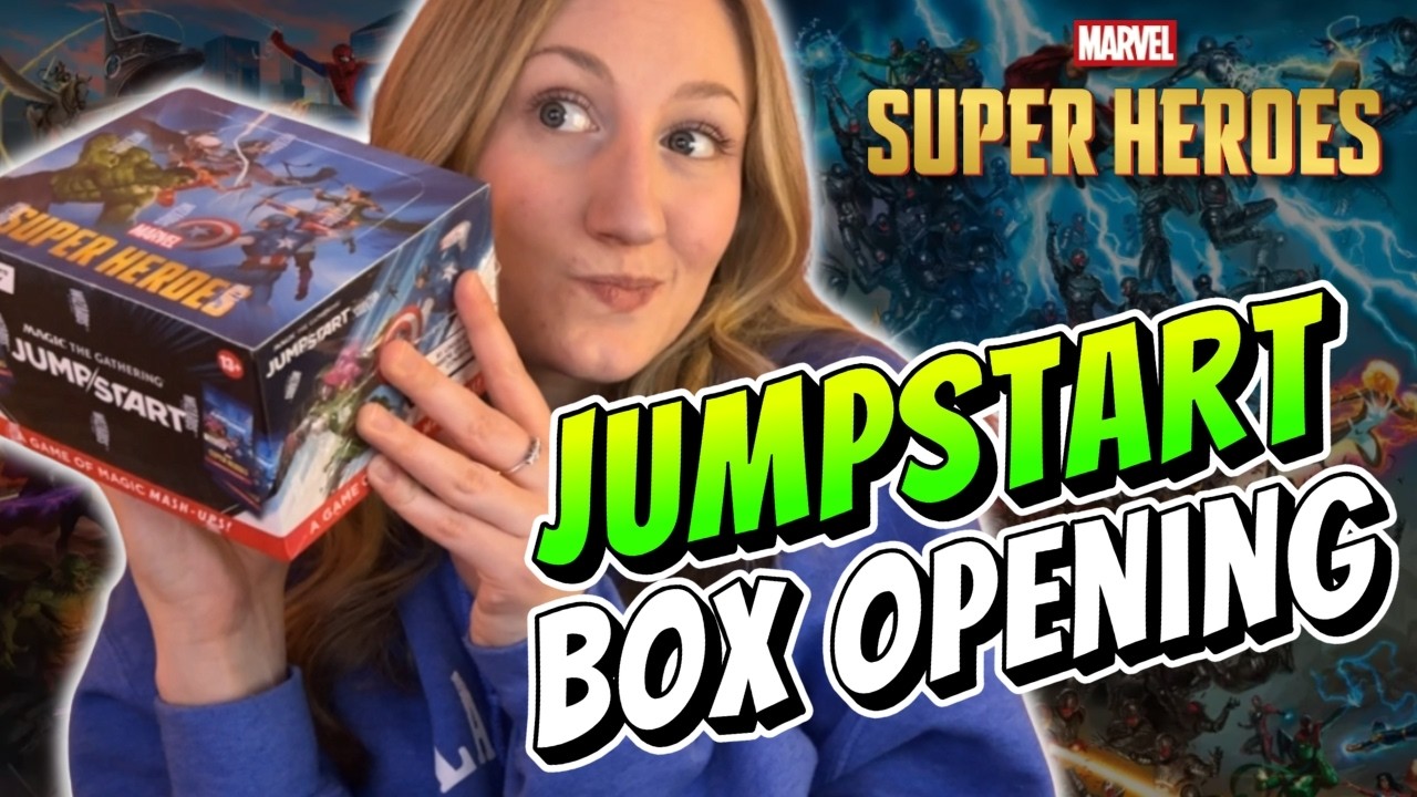 MTG Marvel Super Heroes Jumpstart Booster Box Opening