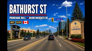 Bathurst Street Promenade Mall Major Mackenzie Dr Thornhill Ontario 4K R