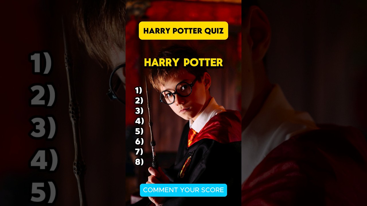 Challenge Yourself: Harry Potter Quiz for True Fans!