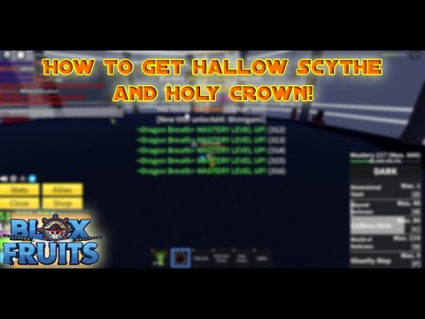 [Halloween Update] How to get Hallow Scythe in Blox fruit | UPD 16